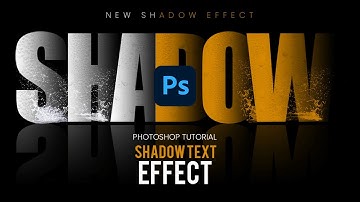 How to Create a Powerful, Dramatic, Deep, Overlapping Text Effect with Reflection #trending #viral