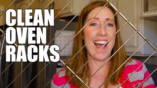 The INSANELY Easy Way to Clean Oven Racks | Try This When you Don't Want to Scrub