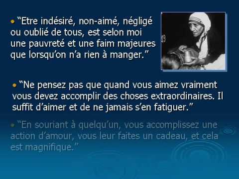 sainte Thérèse de Calcutta - Michel blogue les 450 citations/Bienheureuse Mère Teresa de Calcutta/Navigation Libre/ Hqdefault