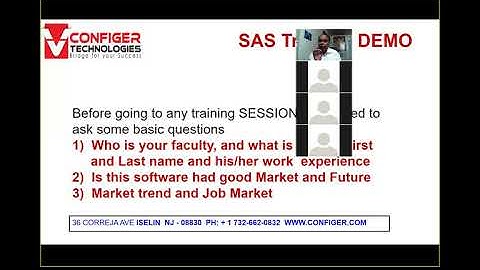 SAS clinical Training Demo Venkat Ikkurthy