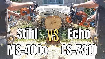 Stihl MS-400c VS Echo CS-7310