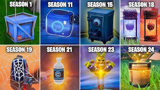 Evolution of All Loot Containers in Fortnite (Season 1 - Season 24)