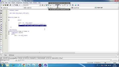 Combination of VHDL By Bock Diaagram & Port Map