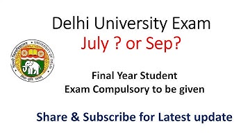 Open Book Exam - SOL - Regular - NCWEB | Delhi University Exam 2020 Update - as Per UGC guidelines