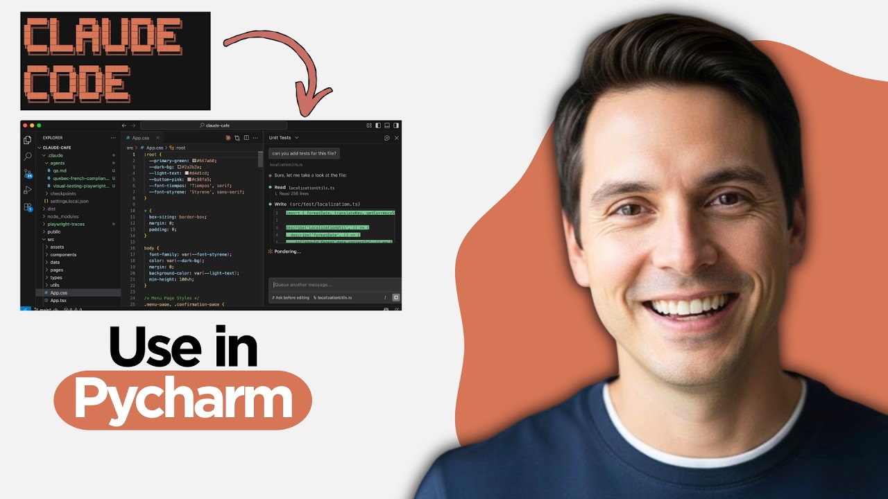 How to Use Claude Code in Pycharm (2026 Latest Guide) - YouTube