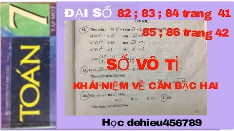 Bài 82 sách giáo khoa toán lớp 7 tập 1 năm 2024