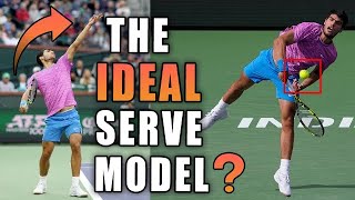Carlos Alcaraz Serve Analysis- Powerful And Very Efficient!