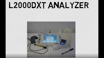 Introduction of the L2000DXT Analyzer