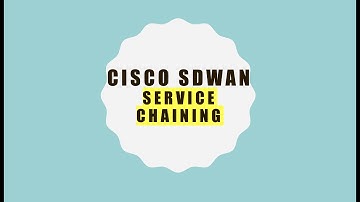 Cisco SDWAN on EVE-NG: Service Chaining