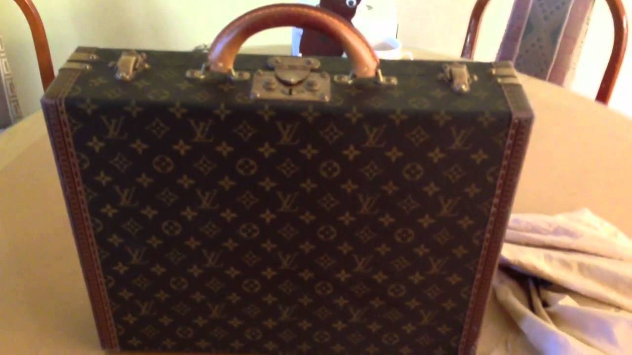 eBay Bargains - 1000 dollars for a Louis Vuitton President Classeur Briefcase Monogram - YouTube