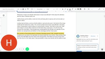 Adding and Replying to Comments in Google Docs
