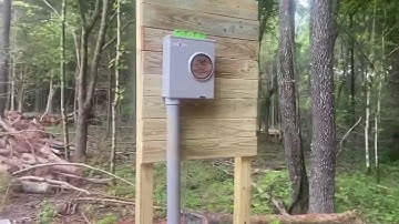 Temporary electrical service setup