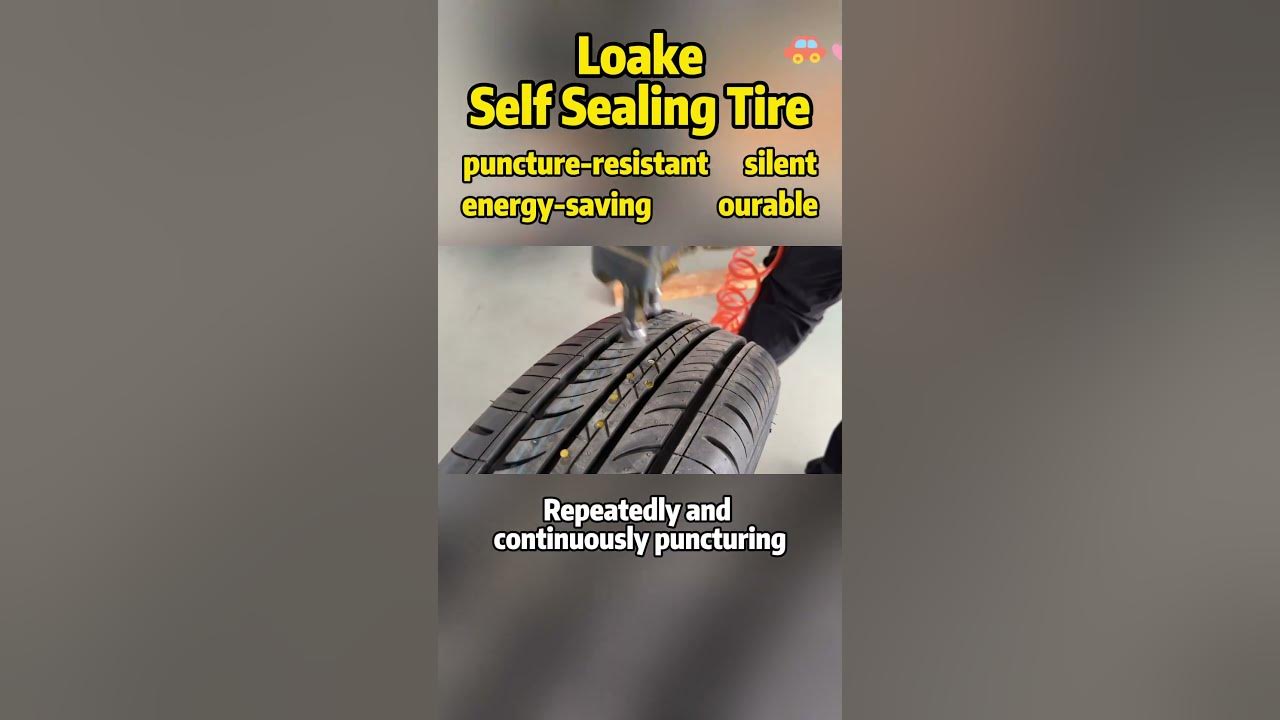 Reallife testing of the effectiveness of Loake selfsealing tires