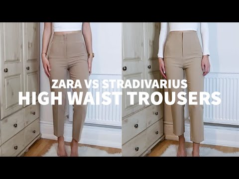 ZARA TROUSER HIGHWAISTED PANTS