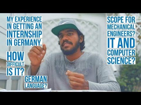 My experience in getting an internship in Germany