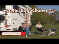 Landvergnügen Wohnmobil Stellplatz: "Atelierhof Scholen 53" - Handwerkskunst und Erholung pur!