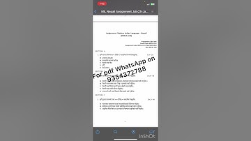 BNPLA 135 NEPALI MEDIUM SOLVED ASSIGNMENT 2023-24 FOR PDF WHATSAPP ON 9354372788