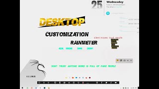 Rainmeter Desktop Customize Tech Pc Lk