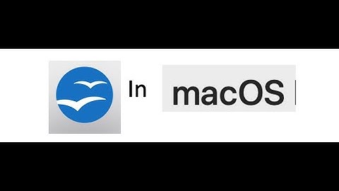 How to install Openoffice in macOS.