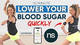 Lower Your Blood Sugar Quickly 10 Minute Routine FT Nutrisense