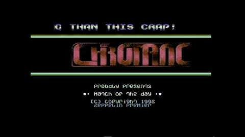 Chromance intro - Match Of The Day C64