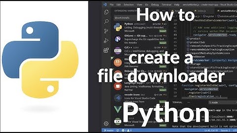 How to Create a File Downloader with Python | Download Any File Easily (2025)