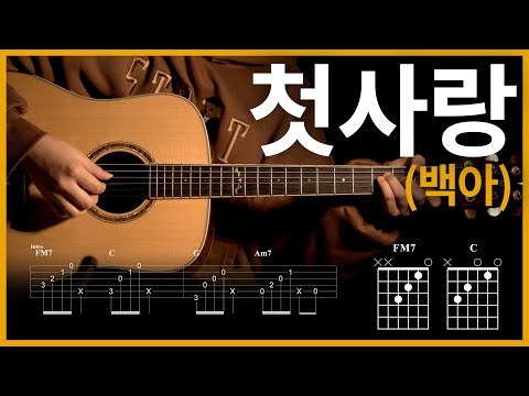 44 Amor Baek A Guitar Tutorial TAB Chords