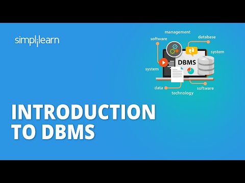 Introduction To DBMS - Database Management System | What Is DBMS? | DBMS Explanation | Simplilearn