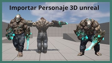 Como Importar un personaje 3d en Unreal Engine
