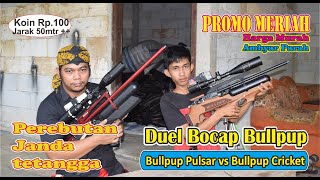 Pcp Bullpup Pulsar Vs Bulpup Crikket Tes Akurasi Jarak 50M, Koin 100, Harga Senapan Pcp Murah