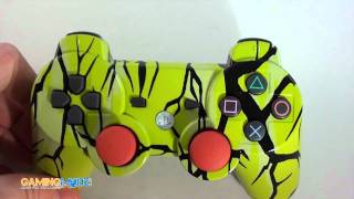 Green Predator Modded PS3 Controller Exclusively from GamingModz.com