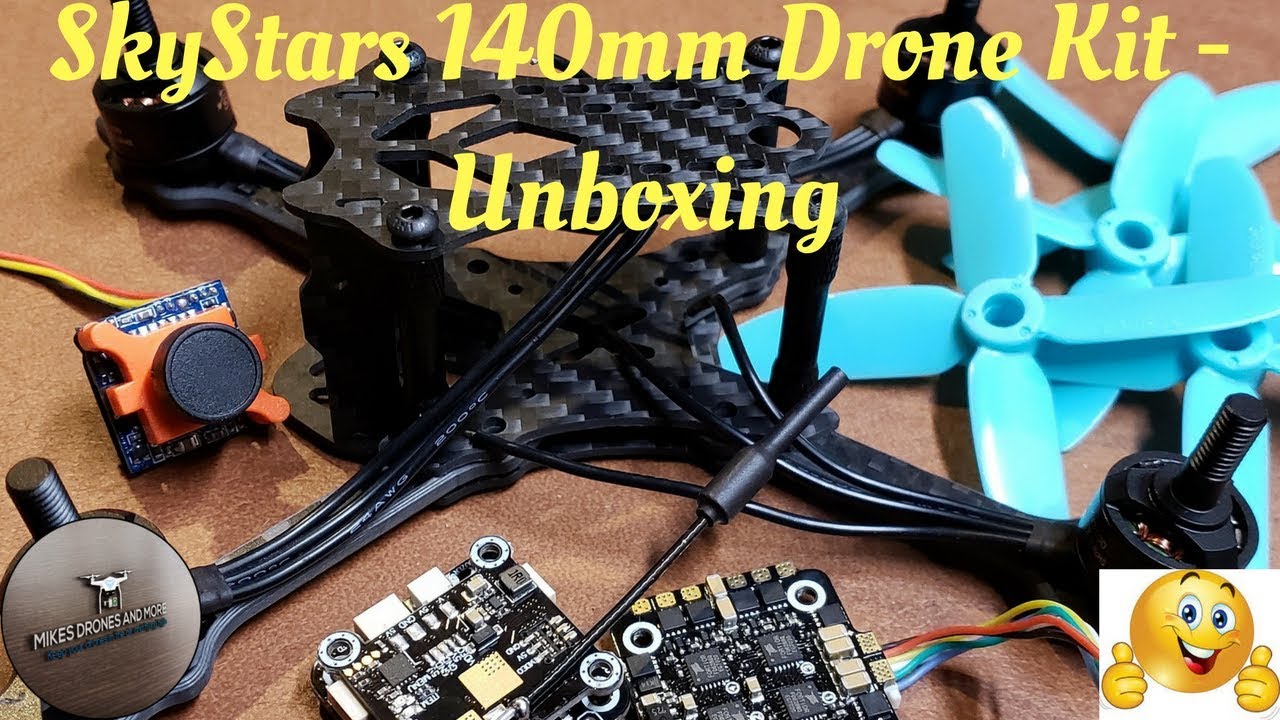 SkyStars X140 Drone Kit Unboxing 💥💥💥 - YouTube