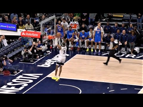 Jaden McDaniels Defense vs OKC_221019