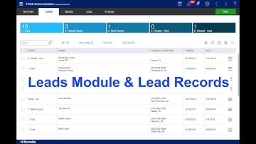 Leads Module & Lead Records