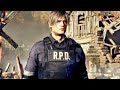 Resident Evil 4 Remake - RPD Leon Gameplay (Secret Costume Unlockable 100%)