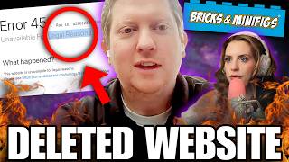 Bricks & Minifigs: COPYRIGHT TAKEDOWNS; DELETED Website; Operations Manual & more
