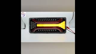 lampu Stop Lamp Led Stoplamp Rem Sen Sein Kedip Running Belakang Variasi Mobil Truk Truck Canter 24 Volt