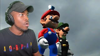Smg4 If Mario Was Spiderman Reaction