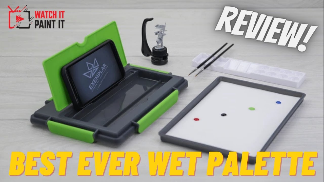 The Exemplar Premier Wet Palette Will Change the Way You Paint!