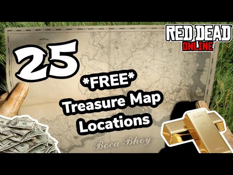 Tutorial Free Treasure Map Locations In Rdr Online Se7ensins