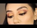 Warm Brown Cut Crease Tutorial  | Huda Beauty Warm Brown Obsessions Palette