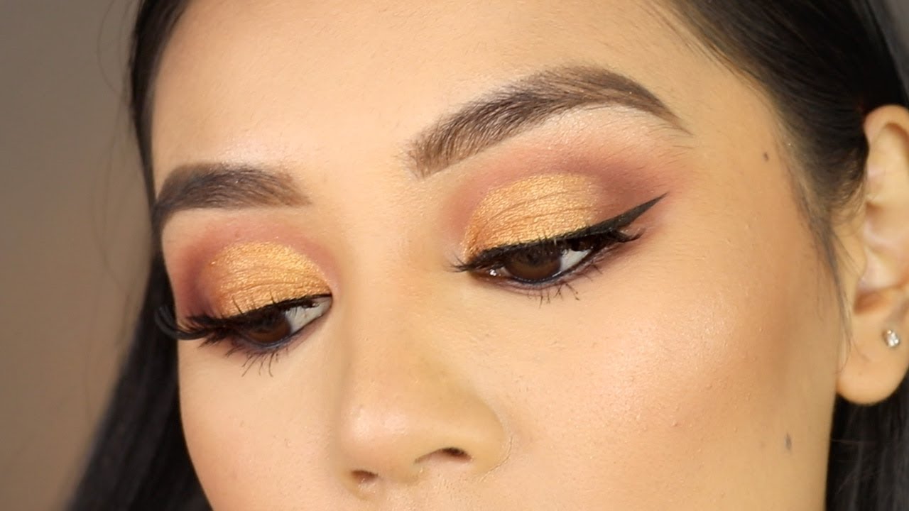 Warm Brown Cut Crease Tutorial Huda Beauty Warm Brown Obsessions