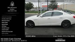 Used 2016 Maserati Ghibli | NJ Used Cars Center, Irvington, NJ
