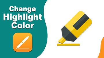 How to change highlight color in Apple Pages for iCloud