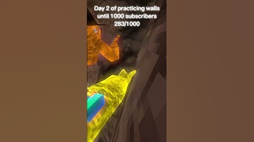 Day 2 of practicing walls until 1000 subscribers