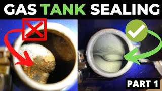 Sealing A Rusty Motorcycle Tank: Part 1