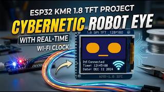 Create an AMAZING ESP32 Robot Face & Wi-Fi Clock on KMR 1.8 TFT Display