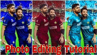 How to change photo color 🌟 Cricket photo editing Tutorial 🌟 Cricket Editing videos 🌟 Two zero 20 💫 screenshot 3
