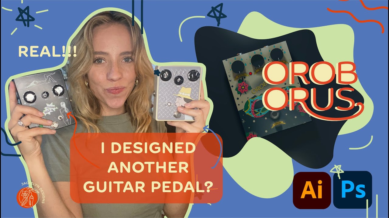 guitar pedal art design real client work YouTube