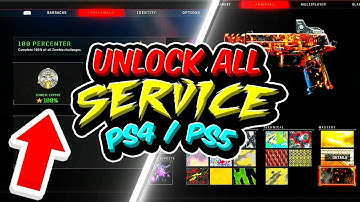 BO4 *INSANE* ZOMBIES UNLOCK ALL 100% COMPLETION [PS4/PS5]